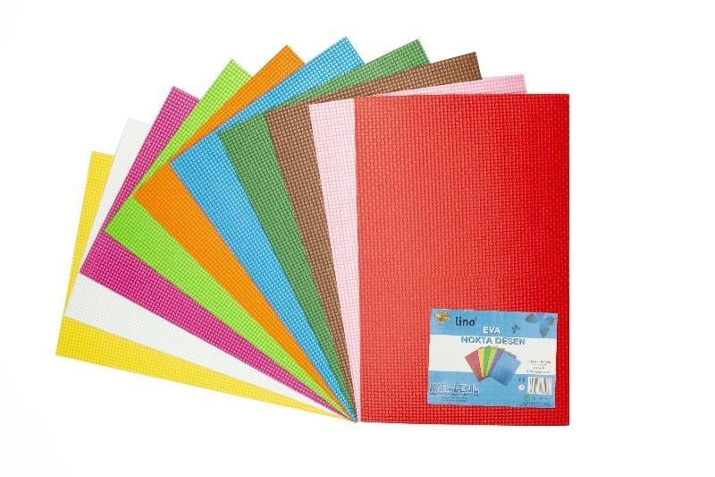 Lino Eva Nokta Baskılı 20X30 10 Renk 2 Mm. Rbe-205Lino Eva Nokta Baskılı 20X30 10 Renk 2 Mm. Rbe-205 - Kirtasiyem.netEvalar