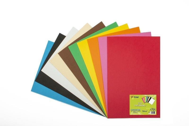 Lino Eva Yapışkanlı 20X30 10 Renk 2 Mm. Rbe-300Lino Eva Yapışkanlı 20X30 10 Renk 2 Mm. Rbe-300 - Kirtasiyem.netEvalar