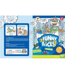 Lino Funny Faces Stickerlı Boyama Kitabı Robotlar8.Sınıf