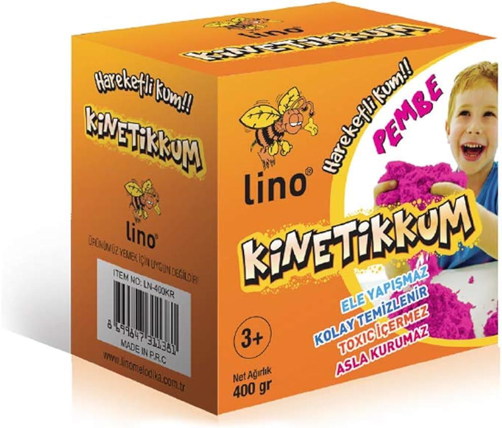 Lino Kinetik Kum Pembe 400 Gr KutuLino Kinetik Kum Pembe 400 Gr Kutu - Kirtasiyem.netKinetik Kum