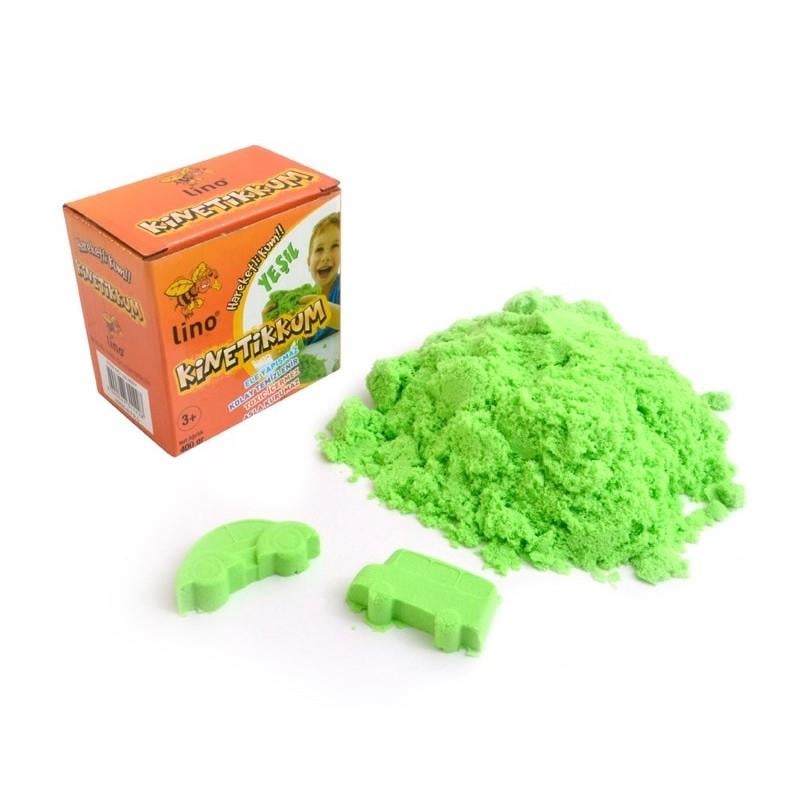 Lino Kinetik Kum Yeşil 400 Gr KutuLino Kinetik Kum Yeşil 400 Gr Kutu - Kirtasiyem.netKinetik Kum