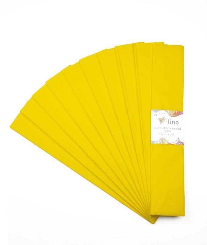 Lino Krapon Kağıdı Sarı 50X200 Pa-014-SLino Krapon Kağıdı Sarı 50X200 Pa-014-S - Kirtasiyem.netKrapon Kağıtları