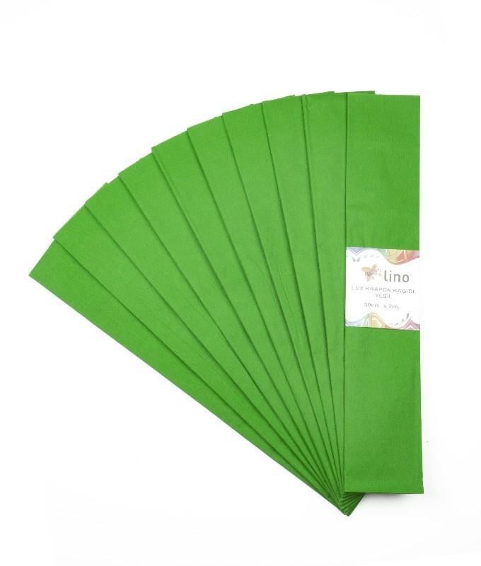 Lino Krapon Kağıdı Yeşil 50X200 Pa-014-YLino Krapon Kağıdı Yeşil 50X200 Pa-014-Y - Kirtasiyem.netKrapon Kağıtları