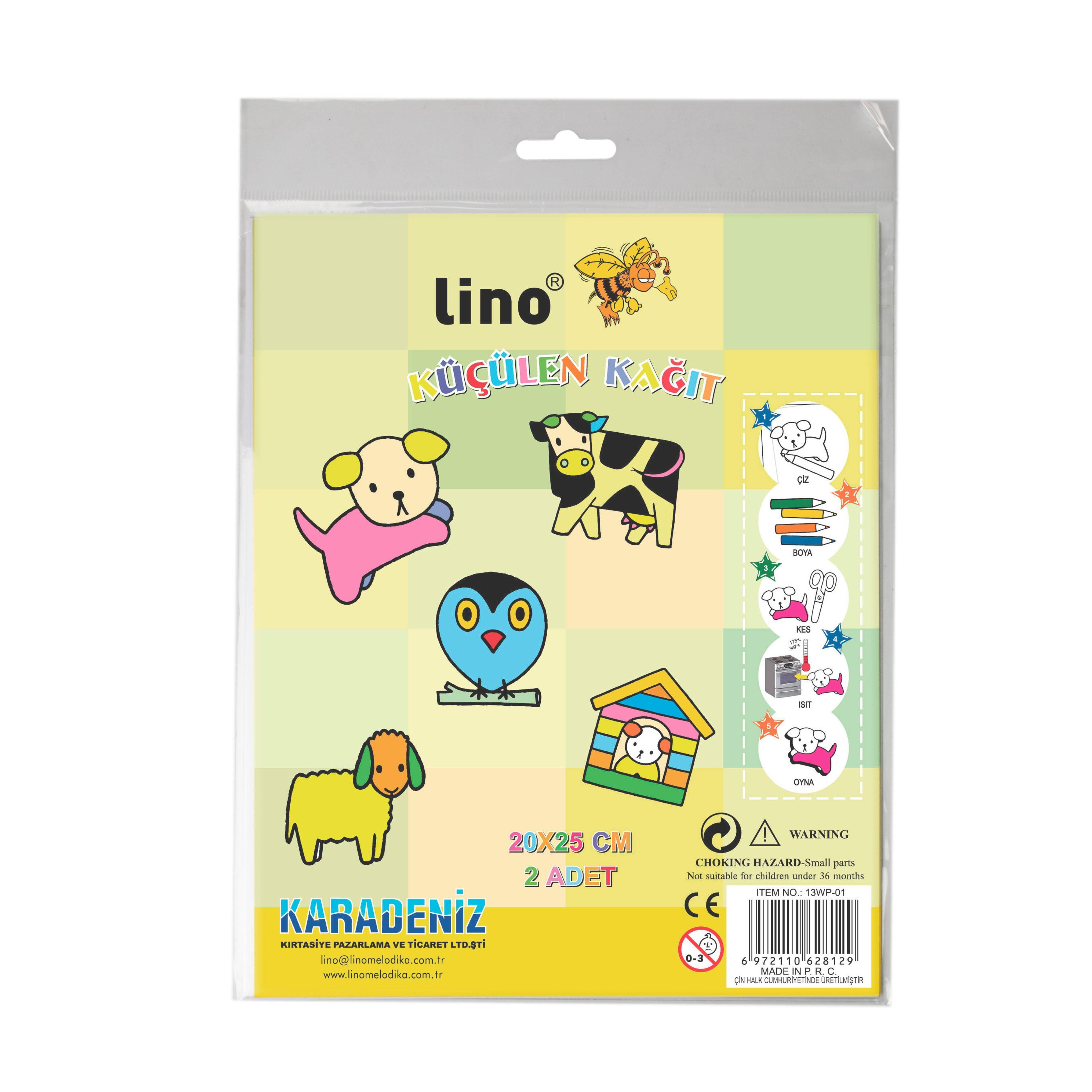 Lino Küçülen Kağıt 2 Li 20X25 CmLino Küçülen Kağıt 2 Li 20X25 Cm - Kirtasiyem.netDiğer Kağıtlar