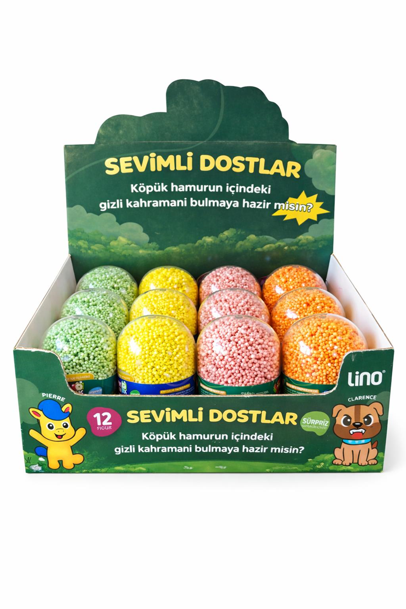 Lino Kurumayan Köpüklü Oyun Hamuru Sevimli Dostlar _12 154001Melodikalar