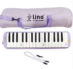 Lino Melodika 32 Tuşlu Bez Çanta Pastel MorLino Melodika 32 Tuşlu Bez Çanta Pastel Mor - Kirtasiyem.netMelodikalar