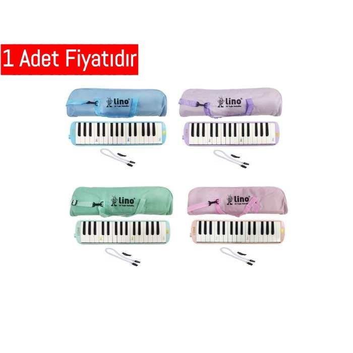 Lino Melodika 32 Tuşlu Bez Çanta Pastel Karışık (1 Adet)Lino Melodika 32 Tuşlu Bez Çanta Pastel Karışık - Kirtasiyem.netMelodikalar