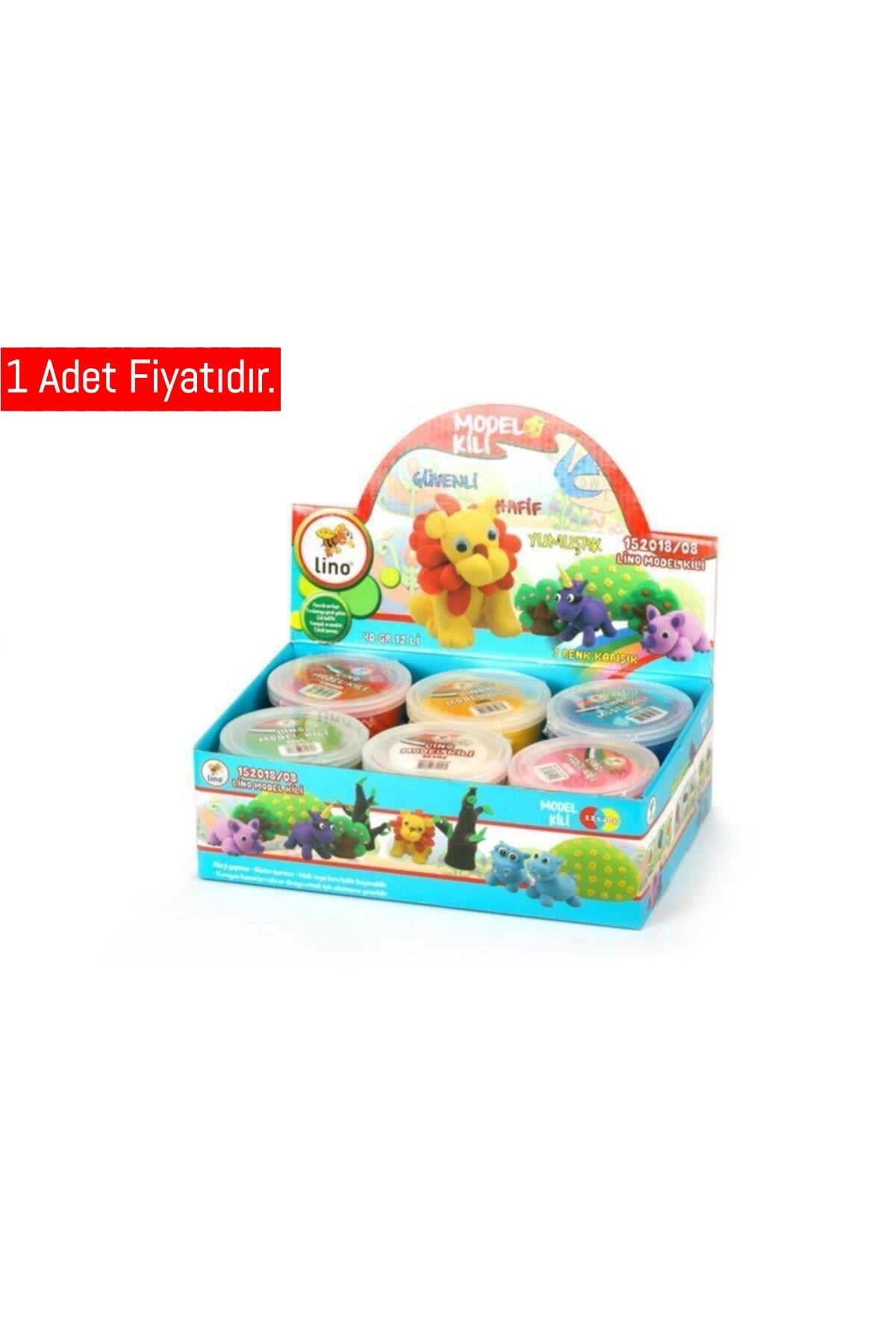 Lino Model Kili 40 Gr (6 Renk Seçeneği ) (1 Adet)Lino Model Kili 40 Gr 12 Li Kutu 6 Renk Karışık - Kırtasiyem.netSeramikler
