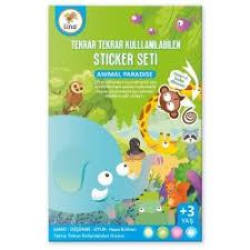 Lino Tekrar Tekrar Kullanılabilen Sticker Seaworld Ls-300Aktivite Kitapları