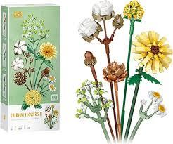Loz Ebedi Çiçekler / Pamuk Papatya Gerbera 646 Parça Block OyuncakLegolar