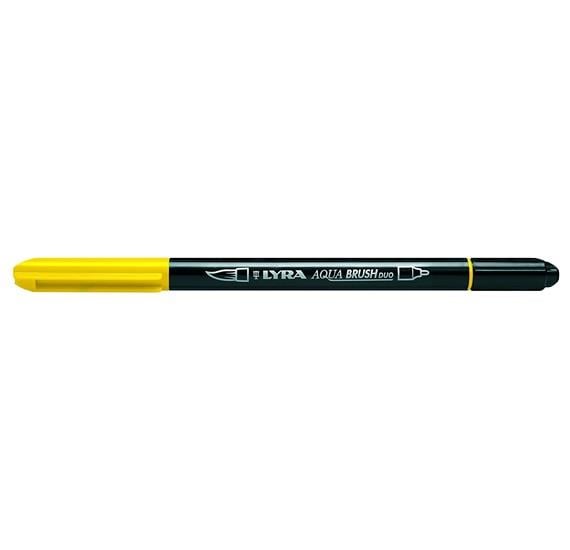 LYRA AQUA BRUSH DUO LEMON 10'LILYRA AQUA BRUSH DUO LEMON 10'LI - Kirtasiyem.netÇizim Kalemleri