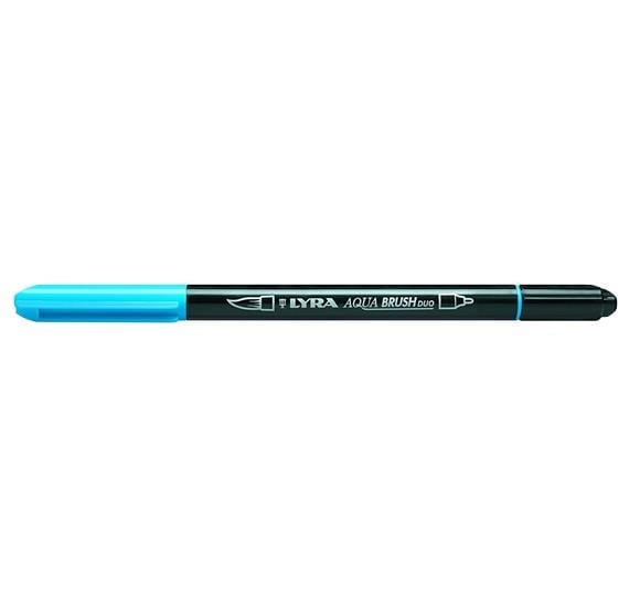 LYRA AQUA BRUSH DUO LIGHT BLUE 10'LILYRA AQUA BRUSH DUO LIGHT BLUE 10'LI - Kirtasiyem.netÇizim Kalemleri