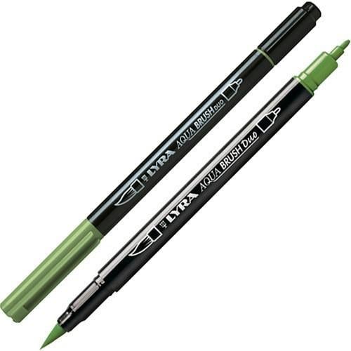 LYRA AQUA BRUSH DUO MOSS GREEN 10'LILYRA AQUA BRUSH DUO MOSS GREEN 10'LI - Kirtasiyem.netÇizim Kalemleri
