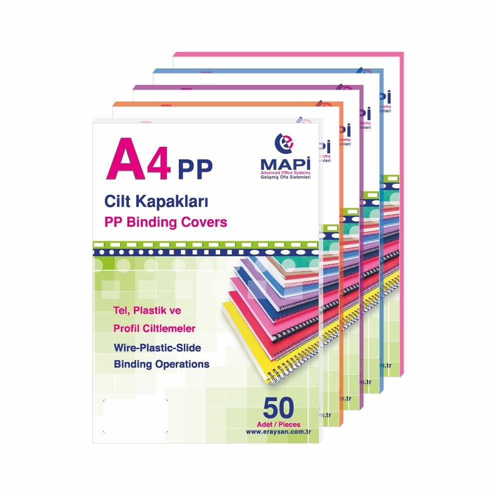 Mapibind 450M.Pp A-4 Kapak.Ş.Magenta 50 Ad.Mapibind 450M.Pp A-4 Kapak.Ş.Magenta 50 Ad. - Kirtasiyem.netCilt Kapağı