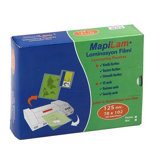 Mapilam 125Mic.78X102 Parl.Polyester. 100 lüMapilam 125Mic.78X102 Parl.Polyester. 100 lü - Kırtasiyem.netPolyester Objeler