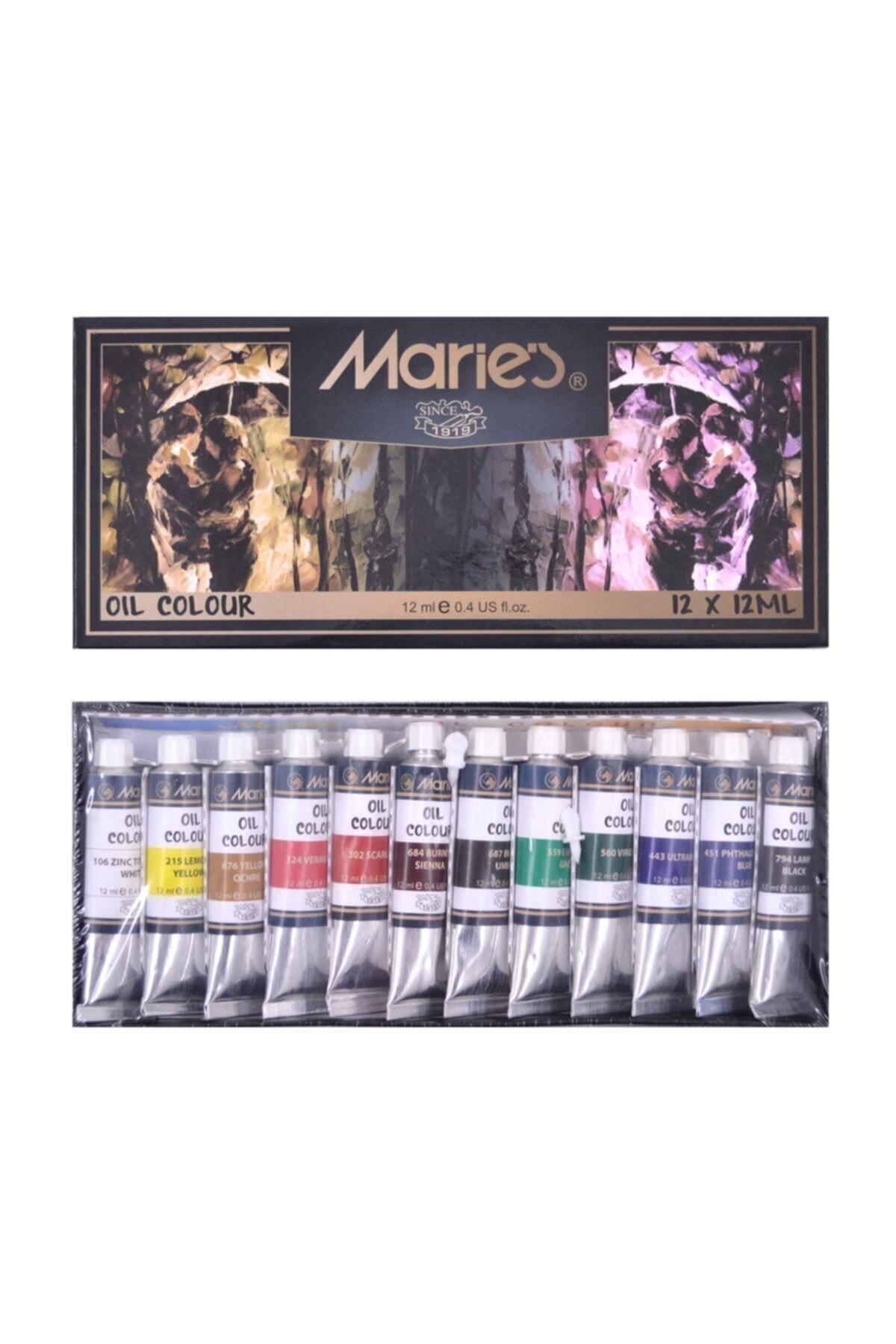 Maries Yağlı Boya 12 Li E1381Maries Yağlı Boya 12 Li E1381 - Kırtasiyem.netYağlı Boyalar