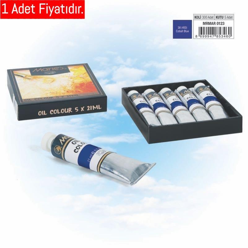 Maries Yağlı Boya 21 Ml E75-38 453 COBALT BLUE (1 Adet)Maries Yağlı Boya 21 Ml E75-38 453 COBALT BLUE - Kırtasiyem.netYağlı Boyalar