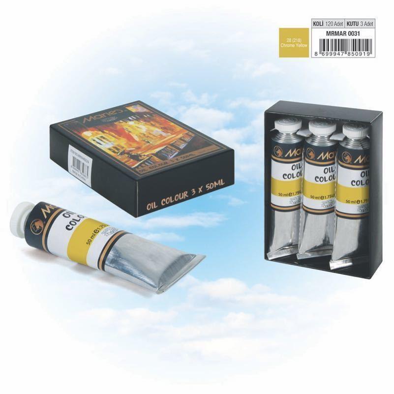 Maries Yağlı Boya 50 Ml E1384-No:218 CHROME YELLOWMaries Yağlı Boya 50 Ml E1384-No:218 CHROME YELLOW - Kırtasiyem.netYağlı Boyalar