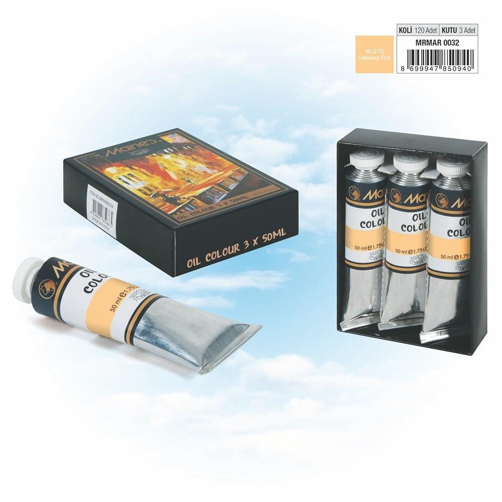 Maries Yağlı Boya 50 Ml E1384-No:219 YELLOWİSH PİNKMaries Yağlı Boya 50 Ml E1384-No:219 YELLOWİSH PİNK - Kırtasiyem.netYağlı Boyalar