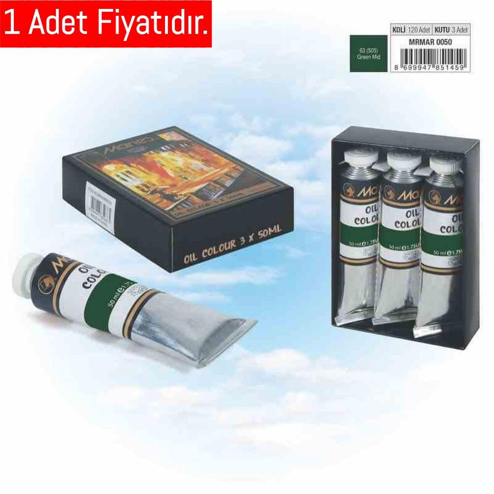 Maries Yağlı Boya 50 Ml E1384-No:505 GREEN MİD (1 Adet)Maries Yağlı Boya 50 Ml E1384-No:505 GREEN MİD - Kırtasiyem.netYağlı Boyalar