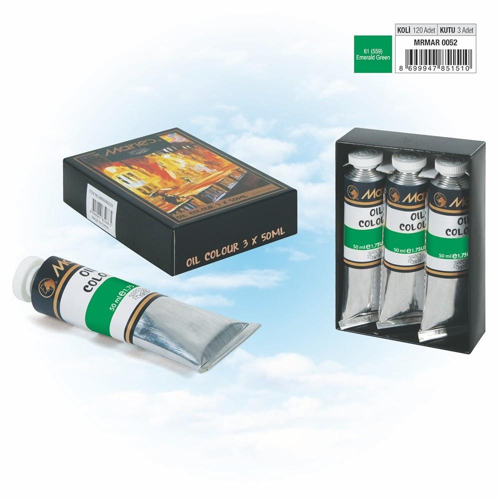 Maries Yağlı Boya 50 Ml E1384-No:559 EMERALD GREENMaries Yağlı Boya 50 Ml E1384-No:559 EMERALD GREEN - Kırtasiyem.netYağlı Boyalar