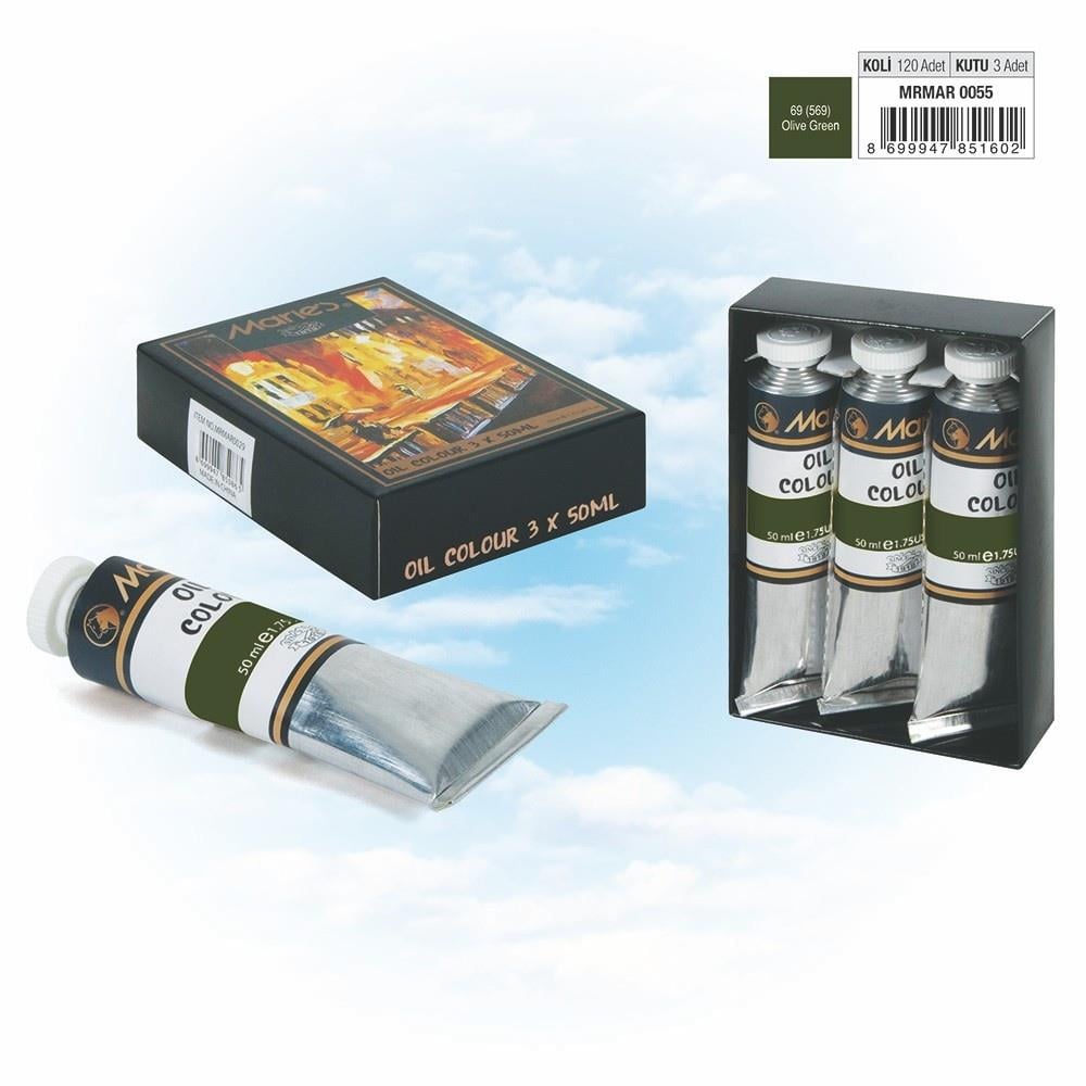 Maries Yağlı Boya 50 Ml E1384-No:569 OLİVE GREENMaries Yağlı Boya 50 Ml E1384-No:569 OLİVE GREEN - Kırtasiyem.netYağlı Boyalar