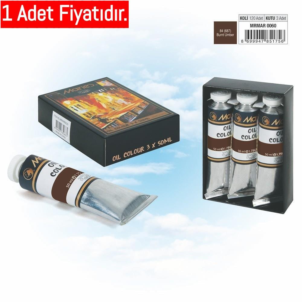 Maries Yağlı Boya 50 Ml E1384-No:687 BURNT UMBER (1 Adet)Maries Yağlı Boya 50 Ml E1384-No:687 BURNT UMBER - Kırtasiyem.netYağlı Boyalar