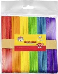 Mas Ahşap Çubuk - Kare 114 x 10 x 2 mm - Renkli 1831Diğer Kırtasiye Ürünleri
