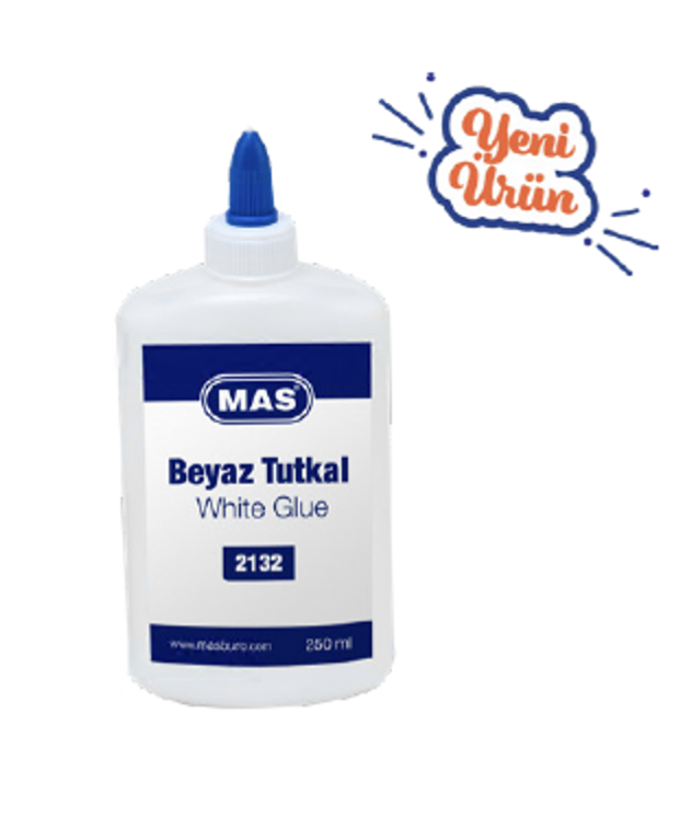 Mas Genel Amaçlı Tutkal - Beyaz 250 ml 2132Tutkallar