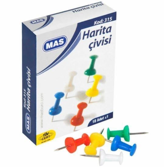 Mas Harita Çivisi Curvie 1346 KarışıkMas Harita Çivisi Curvie 315 Karışık - Kirtasiyem.netHarita Çivileri