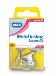 Mas Kıskaç Metal Kristal Kutu 26 Mm (5 Adet) 939Mas Kıskaç Metal Kristal Kutu 26 Mm (5 Adet) 939 - Kirtasiyem.netAtaşlar Ve Kıskaçlar