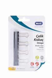 Mas Kıskaç Omega 25 Mm 4 Adet 926Mas Kıskaç Omega 25 Mm 4 Adet 926 - Kirtasiyem.netAtaşlar Ve Kıskaçlar