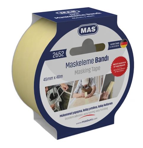 Mas Maskeleme Bandı - 45x40 m 2652Mas Maskeleme Bandı - 45x40 m 2652 - Kirtasiyem.netMaskeleme Bantları