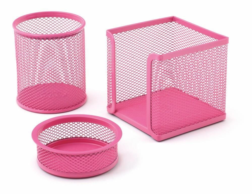Mas Perfore Üçlü Set (Kalemlik, Ataşlık, Küp Blok) ( Pembe) 505Mas Perfore Üçlü Set (Kalemlik, Ataşlık, Küp Blok) ( Pembe) 505 - Kirtasiyem.netMasaüstü Setleri