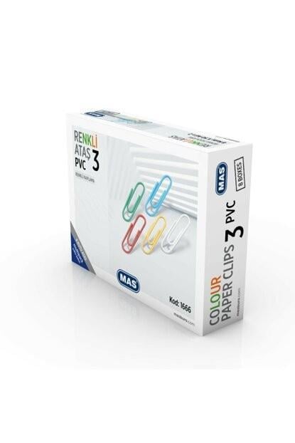 Mas Renkli Ataş Multipack Pvc Kaplı 28 Mm X 8 1666Mas Renkli Ataş Multipack Pvc Kaplı 28 Mm X 8 1666 - Kirtasiyem.netAtaşlar Ve Kıskaçlar