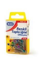 Mas Toplu İğne Renkli Başlı 321Mas Toplu İğne Renkli Başlı 321 - Kirtasiyem.netİğneler