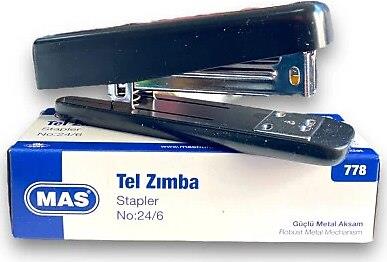 Mas Zımba Mak. - Sturdy L - No:24/6 - Mavi 778 Mas Zımba Mak. - Sturdy L - No:24/6 - Mavi 778  - Kirtasiyem.netZımba Makineleri