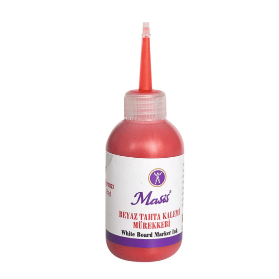 Masis Beyaz Tahta Kalemi Mürekkebi, 100 Ml. KırmızıMasis Beyaz Tahta Kalemi Mürekkebi, 100 Ml. Kırmızı - Kirtasiyem.netTahta Kalemi Mürekkepi