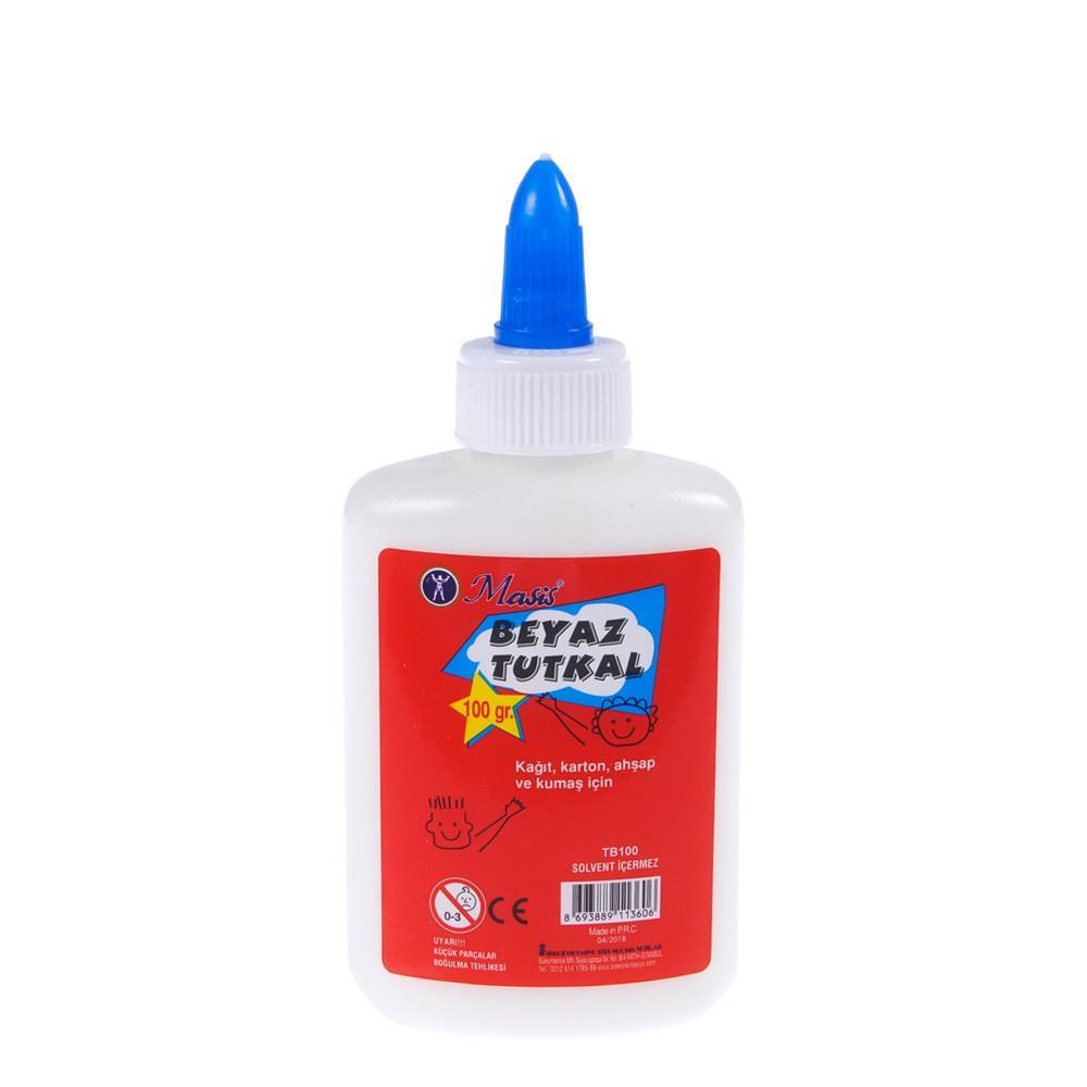 Masis Beyaz Tutkal 100 Gr_12Masis Beyaz Tutkal 100 Gr*12 - Kirtasiyem.netTutkallar