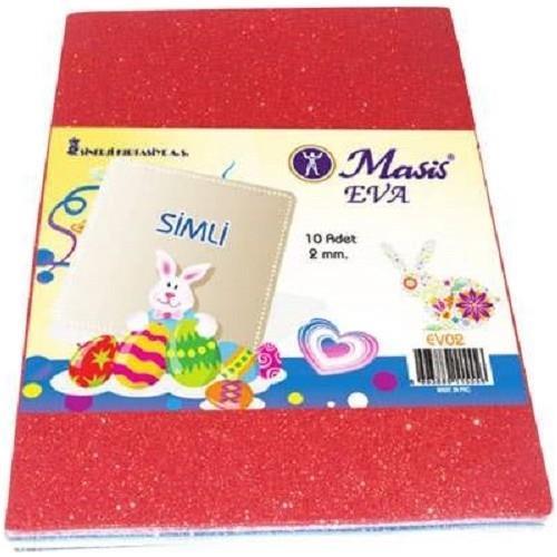 Masis Eva A4 Yapışkanlı 2 Mm 10LuMasis Eva A4 Yapışkanlı 2 Mm 10Lu - Kirtasiyem.netEvalar