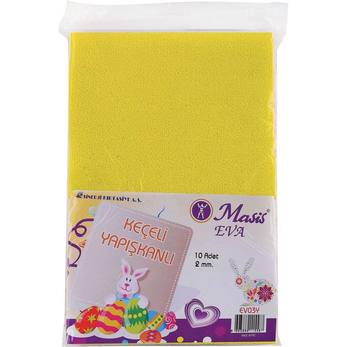 Masis Eva A4 Yapışkanlı Keçeli 2 Mm 10 LuMasis Eva A4 Yapışkanlı Keçeli 2 Mm 10 Lu - Kirtasiyem.netEvalar