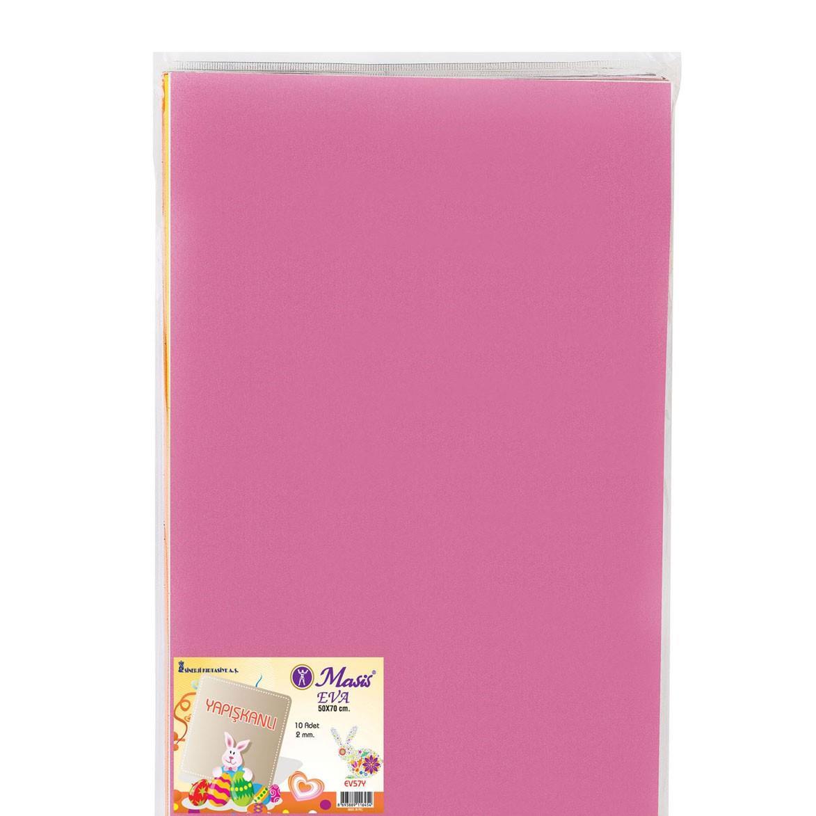 Masis Eva Yapışkanlı 50X70 2 Mm 10 Renk .(10 Renk Seçeneği  (1 ADET))Masis Eva Yapışkanlı 50X70 2 Mm 10 Renk .(10 Renk Seçeneği  (1 ADET)) - Kirtasiyem.netEvalar