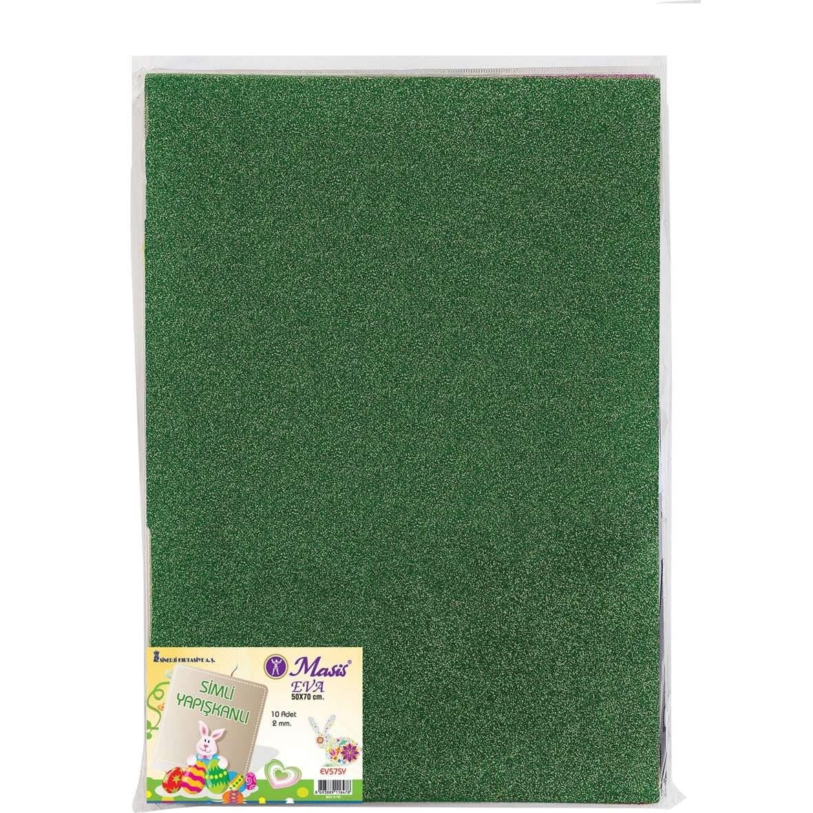 Masis Eva Yapışkanlı Simli 50X70 2 Mm 10 Renk .(10 Renk Seçeneği  (1 ADET))Masis Eva Yapışkanlı Simli 50X70 2 Mm 10 Renk .(10 Renk Seçeneği  (1 ADET)) - Kirtasiyem.netEvalar