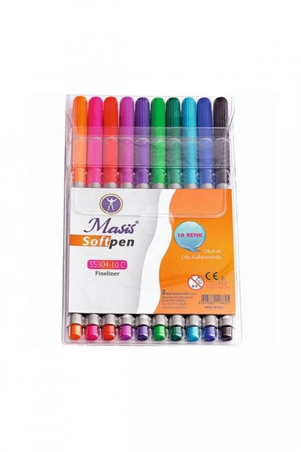 Masis Softpen Açık Yeşil 14  S5304-14Masis Softpen Açık Yeşil 14 *10 S5304-14 - Kirtasiyem.netTükenmez Kalemler