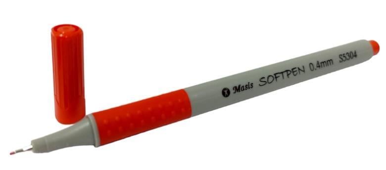 Masis Softpen Kırmızı 17  S5304-17Masis Softpen Kırmızı 17 *10 S5304-17 - Kirtasiyem.netDövme Kalemleri