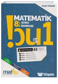 Matbu 8. Sınıf Bu 1 Matematik Soru Bankası8.Sınıf