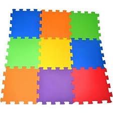 Matrax Eva Puzzle - Düz (Renkli) 33X33X7 Mm.8.Sınıf