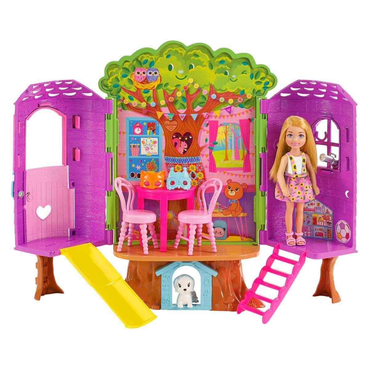 Mattel Barbie Chelsanın Ağaç Evi Mtl-Hpl70Bebekler