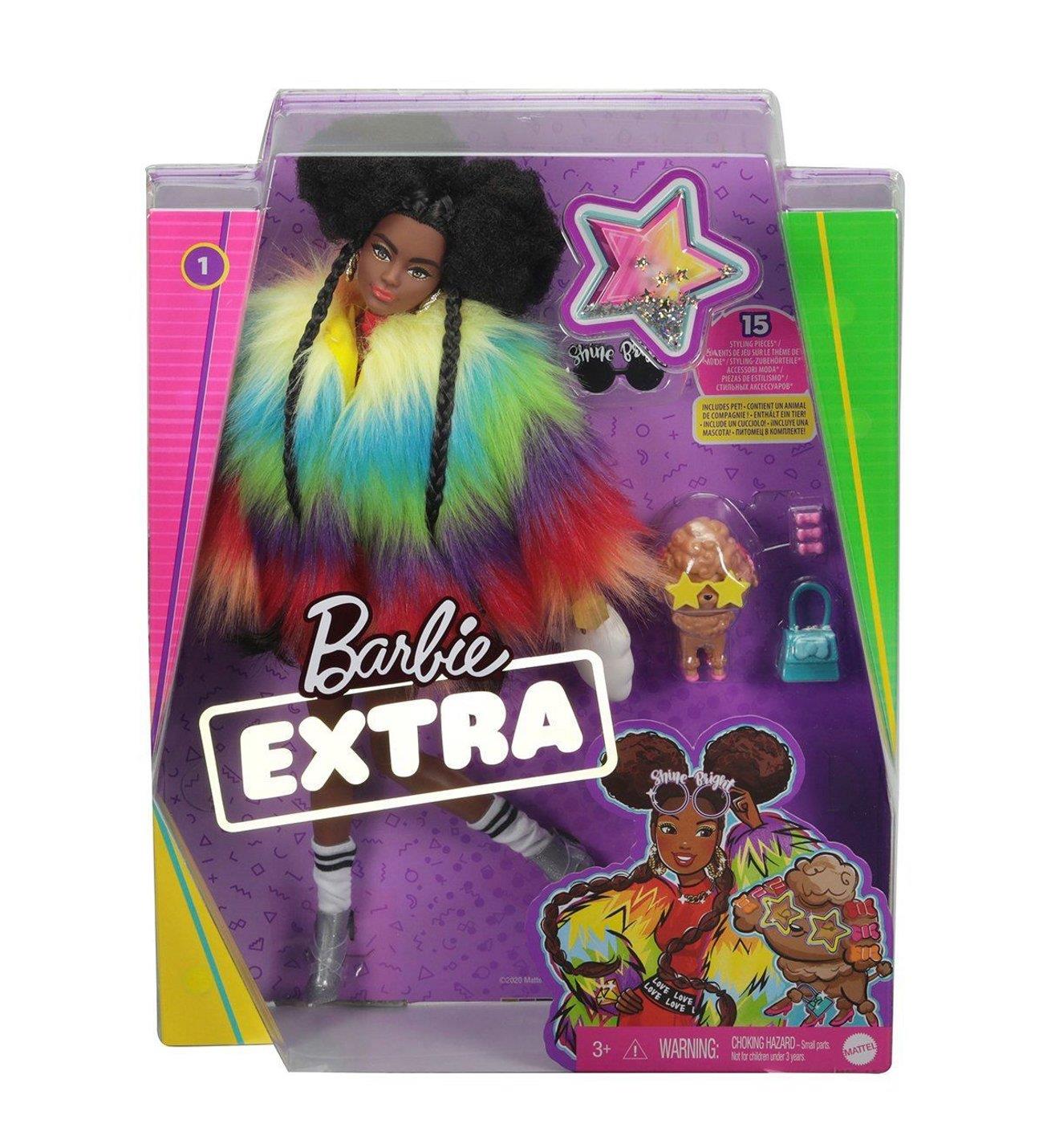 Mattel Gvr04 Barbie Extra - Renkli Ceketli Bebek*4Mattel Gvr04 Barbie Extra - Renkli Ceketli Bebek*4 - Kirtasiyem.netDiğer Oyuncak Ürünleri