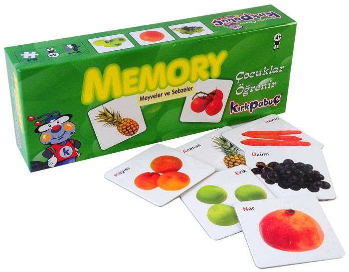 Memory Kırkpapuç Puzzle Meyveler Ve SebzelerMemory Kırkpapuç Puzzle Meyveler Ve Sebzeler - Kirtasiyem.netYapbozlar
